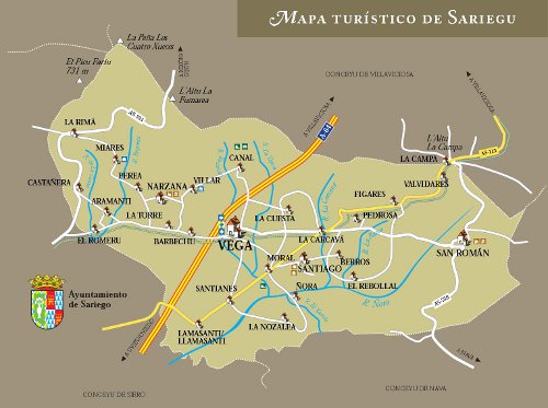 Mapa de Sariego